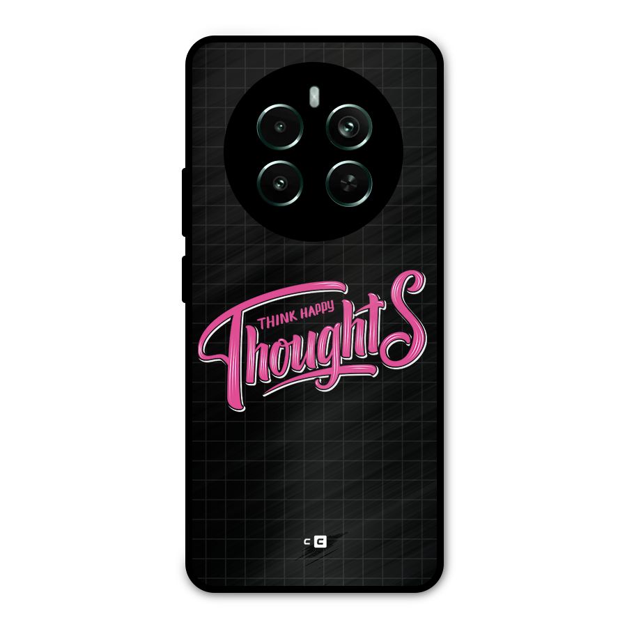 Joyful Thoughts Metal Back Case for Realme 12 Pro Plus