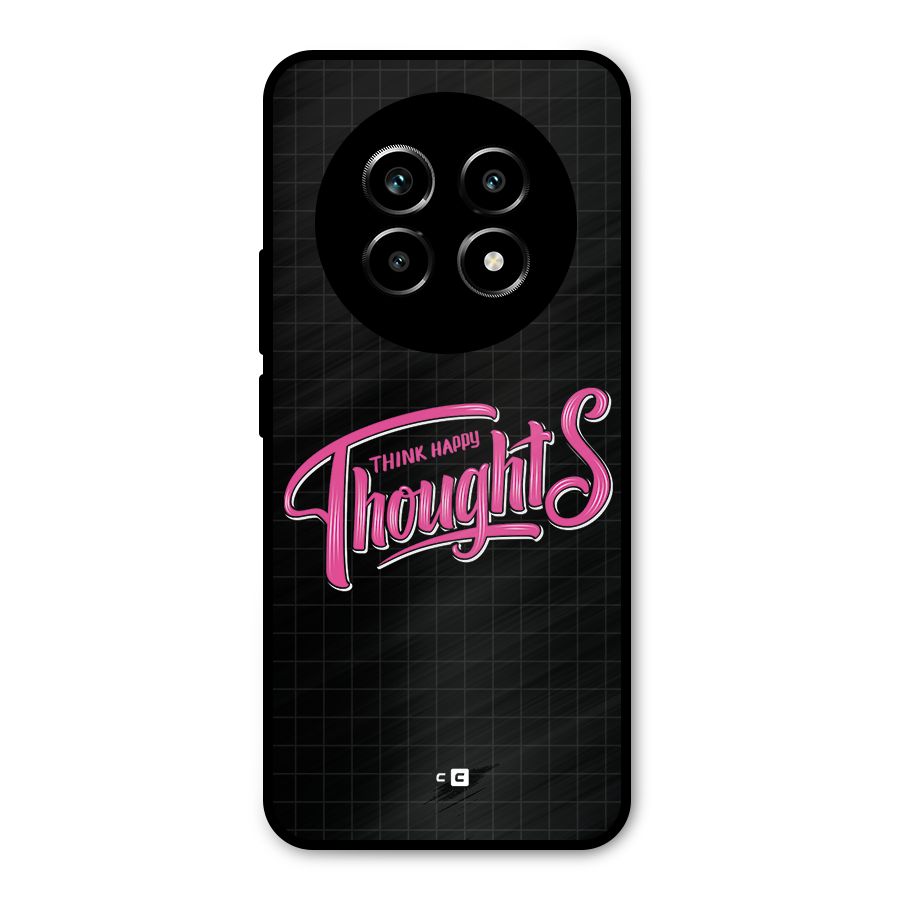 Joyful Thoughts Metal Back Case for Realme 13 Pro