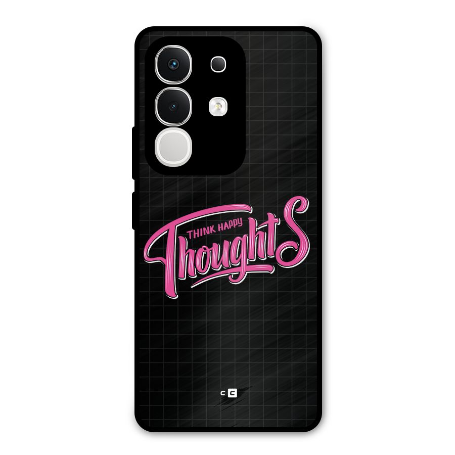 Joyful Thoughts Metal Back Case for Vivo T4x