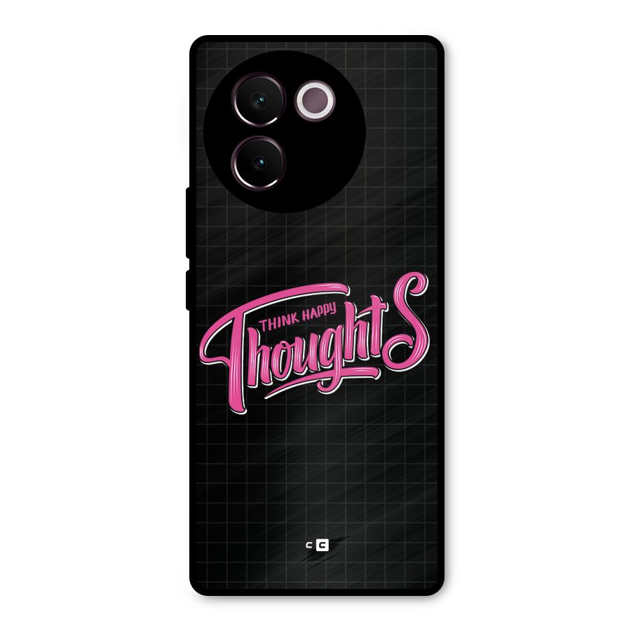 Joyful Thoughts Metal Back Case for Vivo V30e