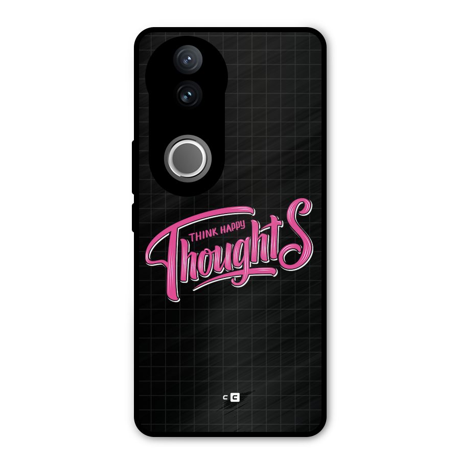 Joyful Thoughts Metal Back Case for Vivo V50e
