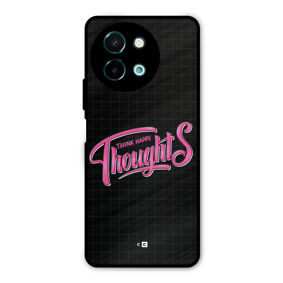 Joyful Thoughts Metal Back Case for Vivo Y58