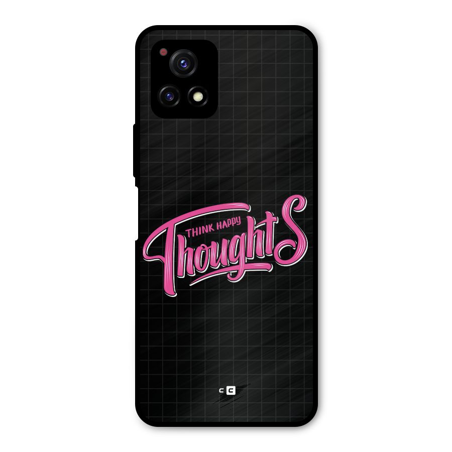 Joyful Thoughts Metal Back Case for Vivo Y72 5G