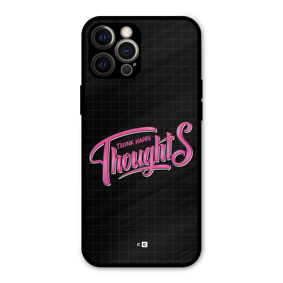 Joyful Thoughts Metal Back Case for iPhone 12 Pro Max