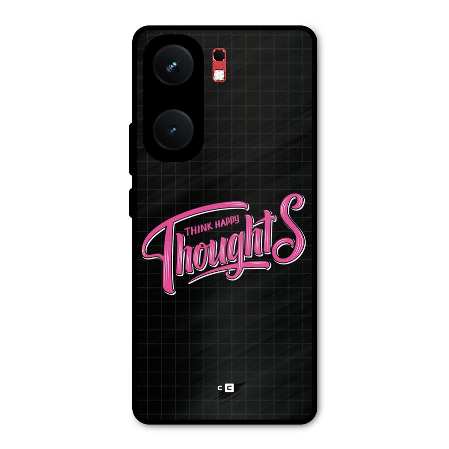 Joyful Thoughts Metal Back Case for iQOO Neo 9 Pro