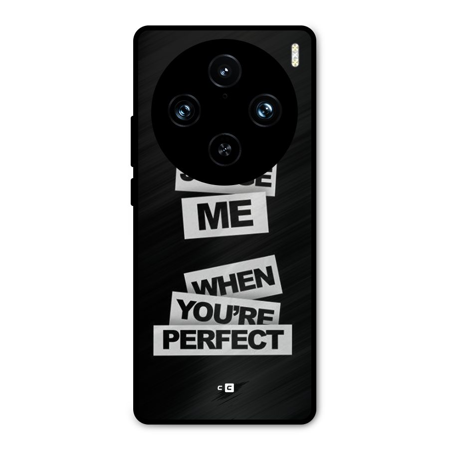 Judge Me When Metal Back Case for Vivo X100 Pro