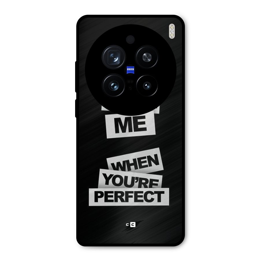 Judge Me When Metal Back Case for Vivo X200 Pro