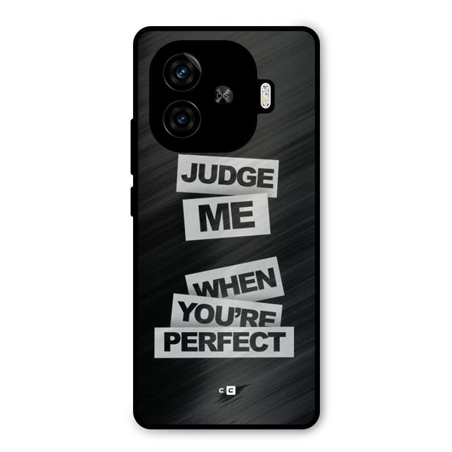 Judge Me When Metal Back Case for iQOO Neo 10R
