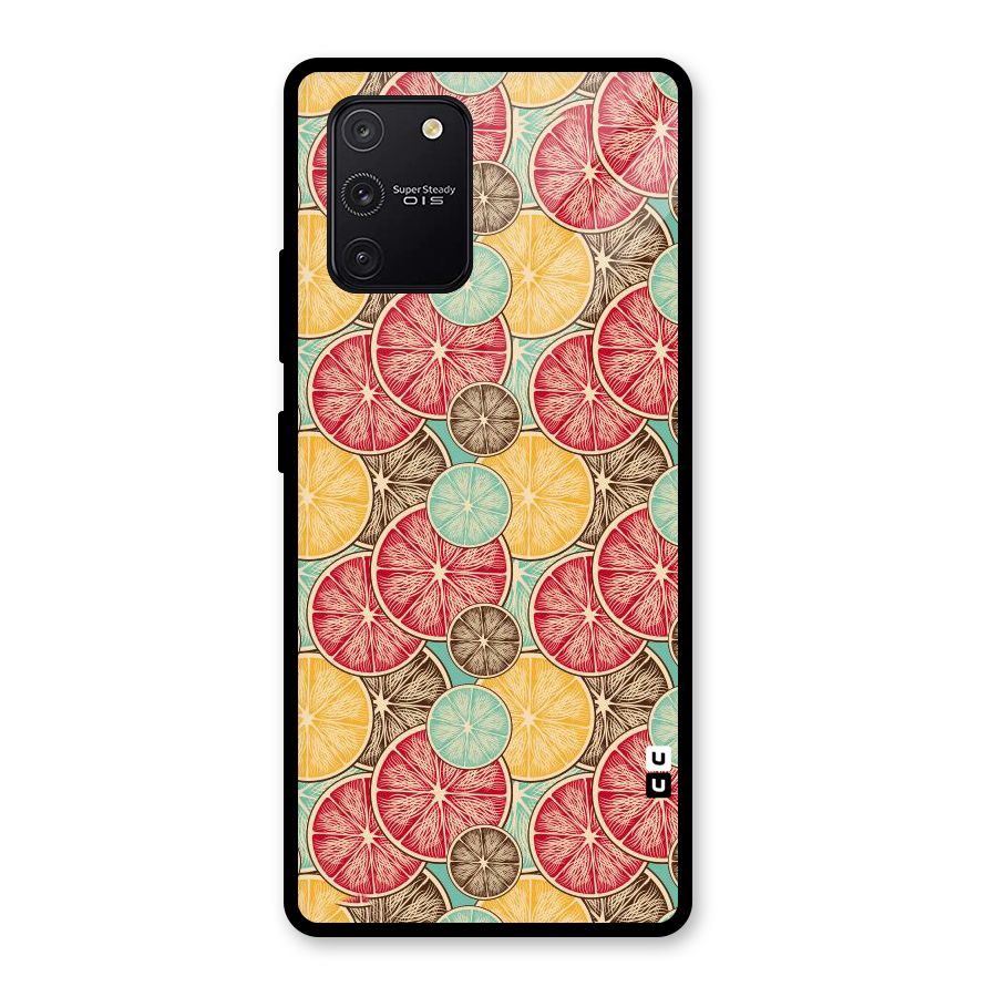 Juicy Pattern Glass Back Case for Galaxy S10 Lite