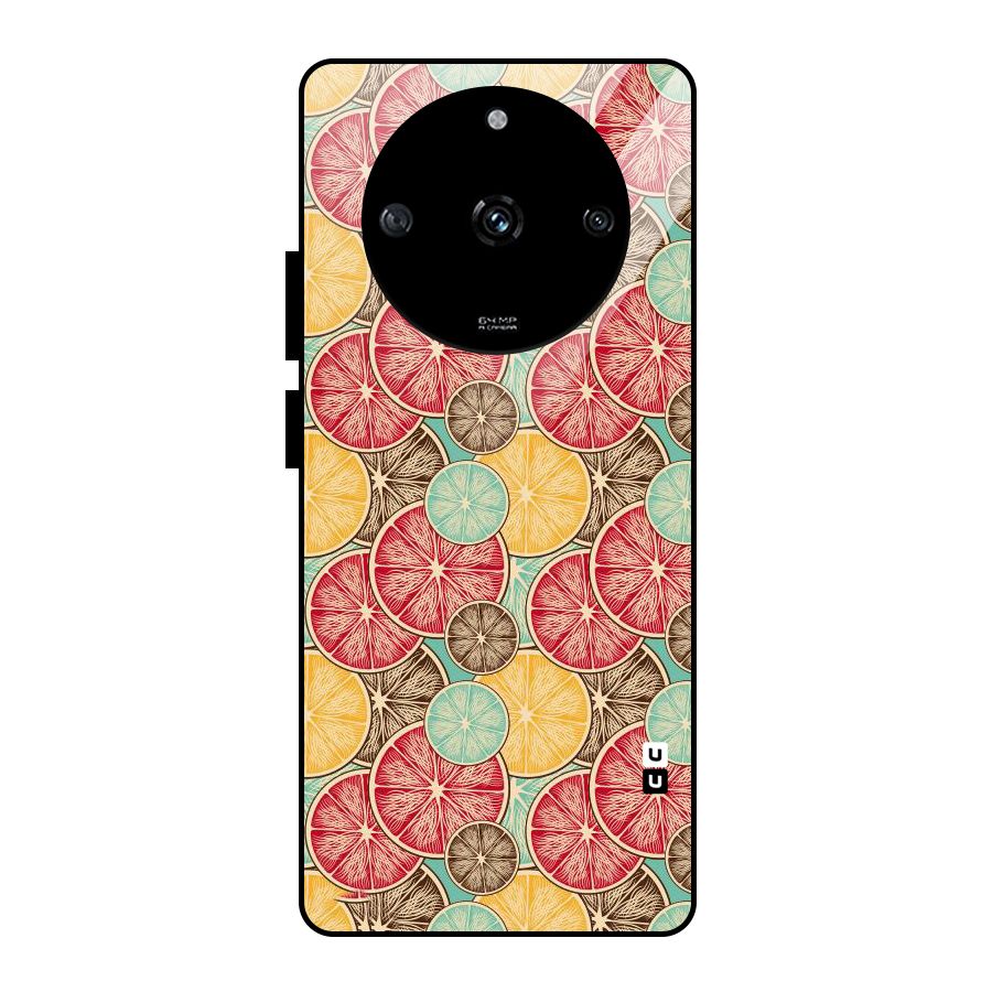 Juicy Pattern Glass Back Case for Realme Narzo 60 5G