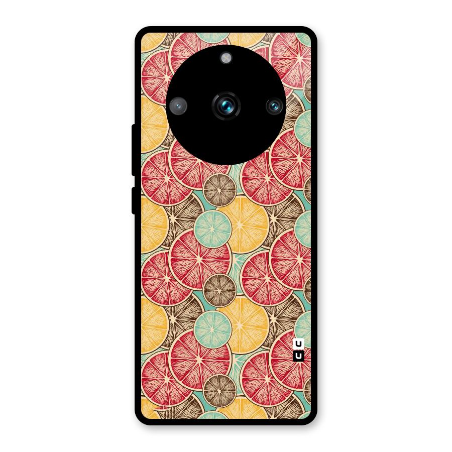 Juicy Pattern Glass Back Case for Realme Narzo 60 Pro
