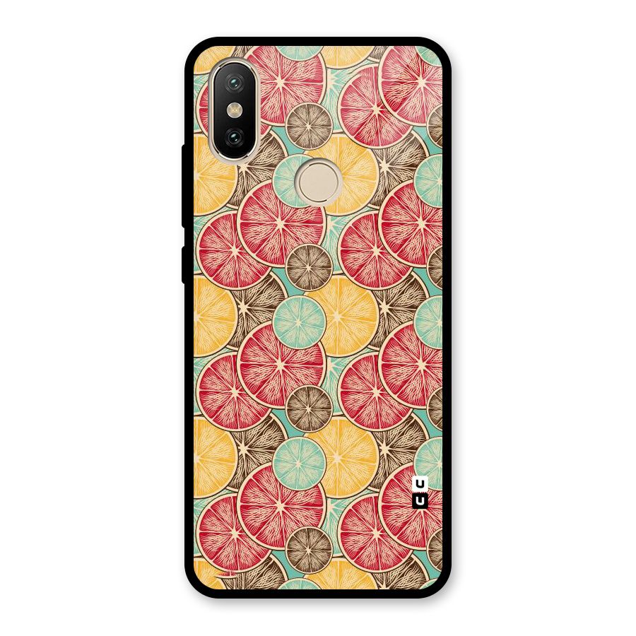 Juicy Pattern Glass Back Case for Redmi A2