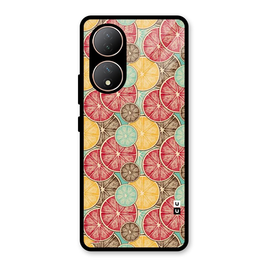 Juicy Pattern Glass Back Case for Vivo Y100A