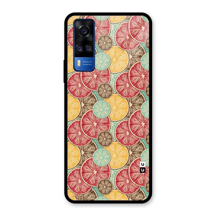Juicy Pattern Glass Back Case for Vivo Y31