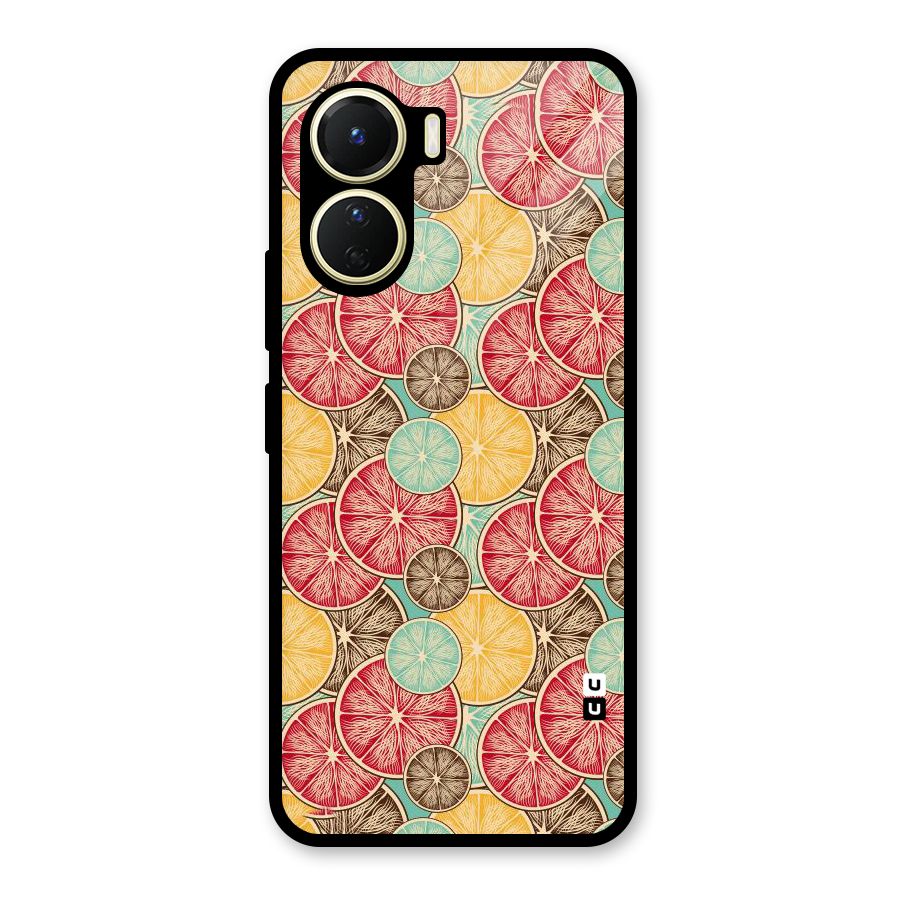 Juicy Pattern Glass Back Case for Vivo Y56