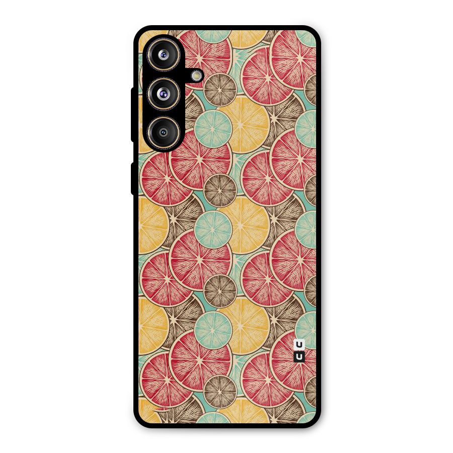 Juicy Pattern Metal Back Case for Galaxy F55