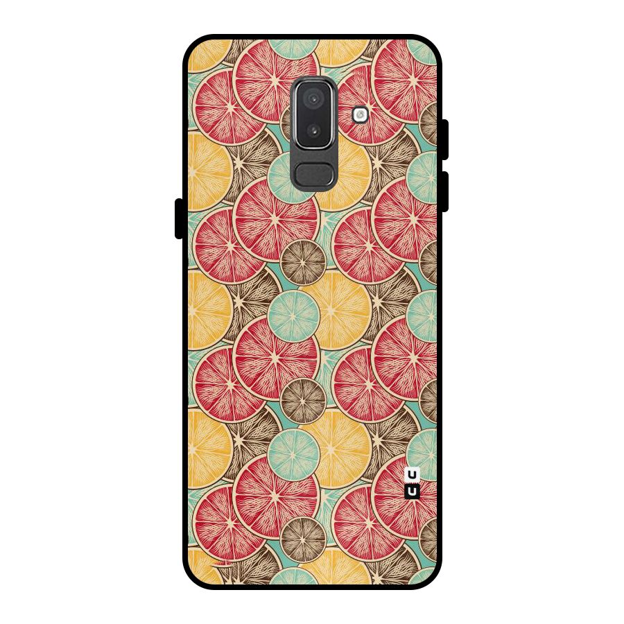 Juicy Pattern Metal Back Case for Galaxy On8 (2018)