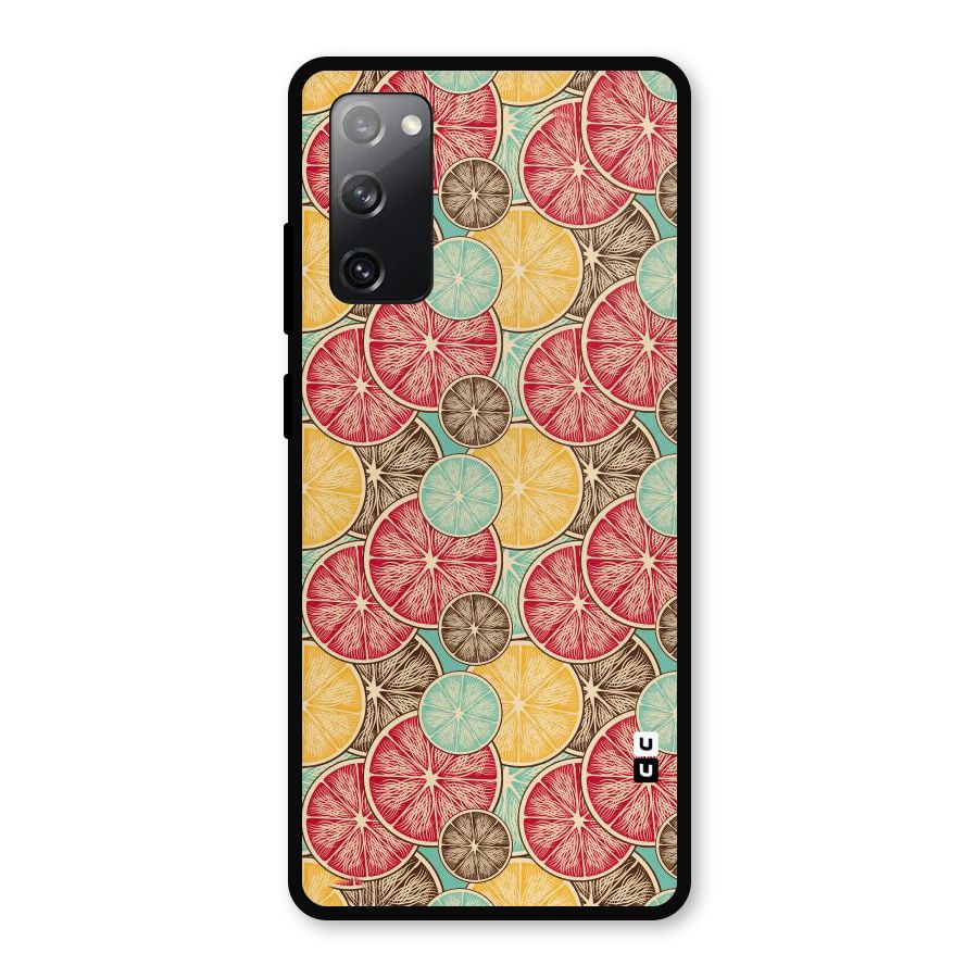Juicy Pattern Metal Back Case for Galaxy S20 FE 5G