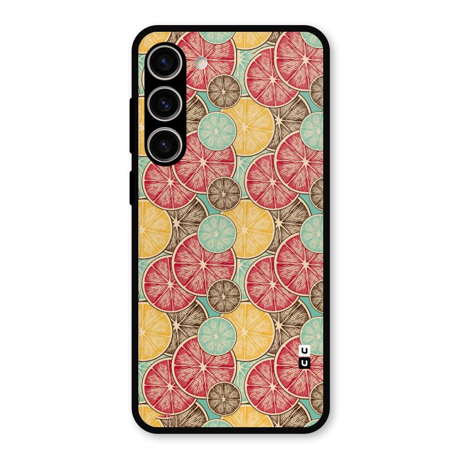 Juicy Pattern Metal Back Case for Galaxy S23 Plus