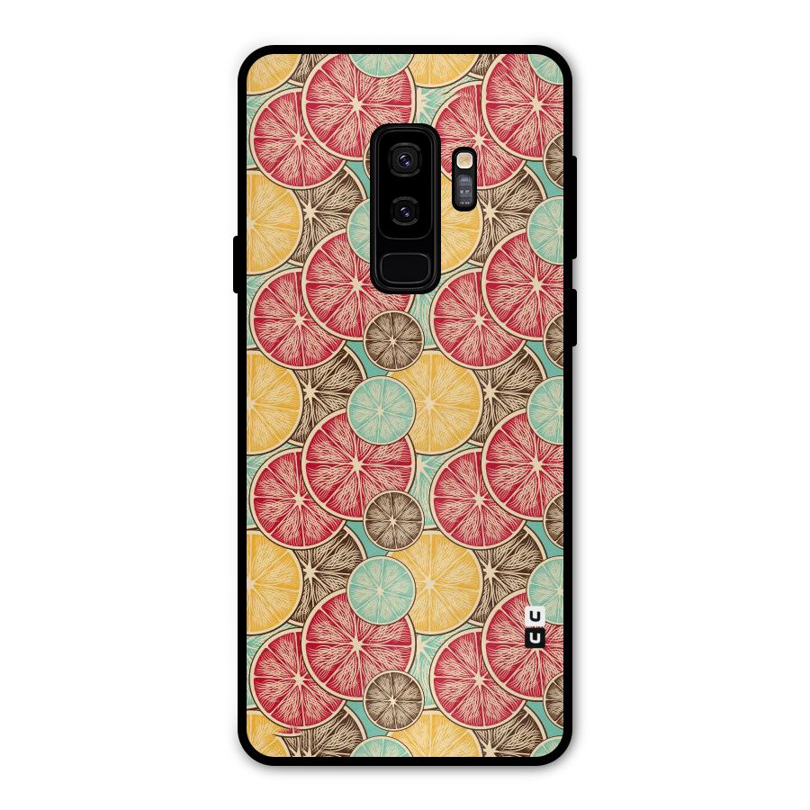 Juicy Pattern Metal Back Case for Galaxy S9 Plus