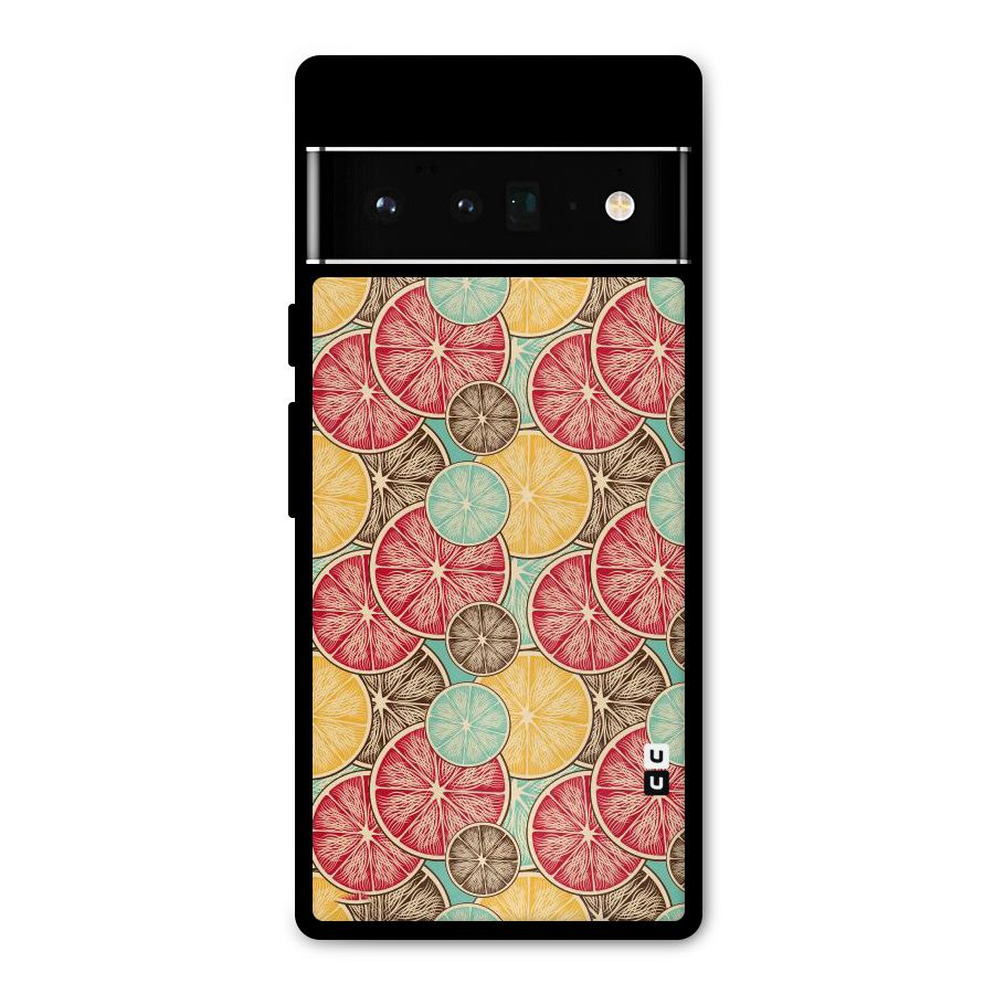 Juicy Pattern Metal Back Case for Google Pixel 6 Pro