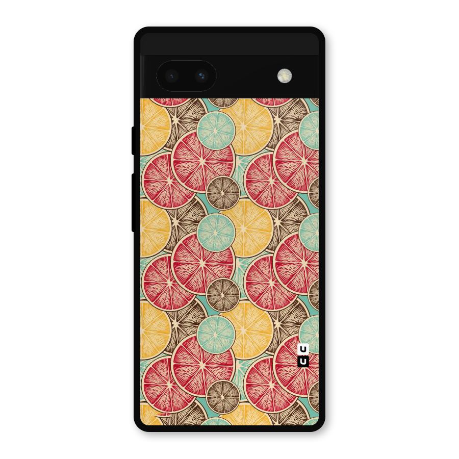 Juicy Pattern Metal Back Case for Google Pixel 6a