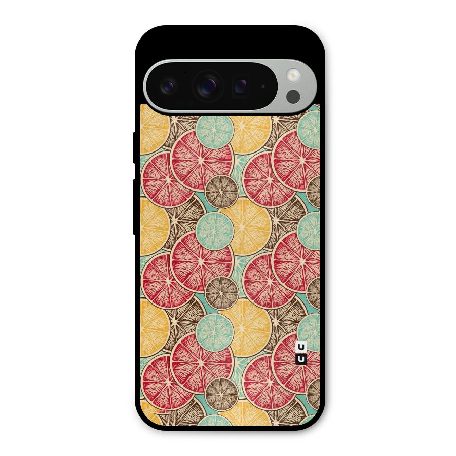 Juicy Pattern Metal Back Case for Google Pixel 9 Pro XL