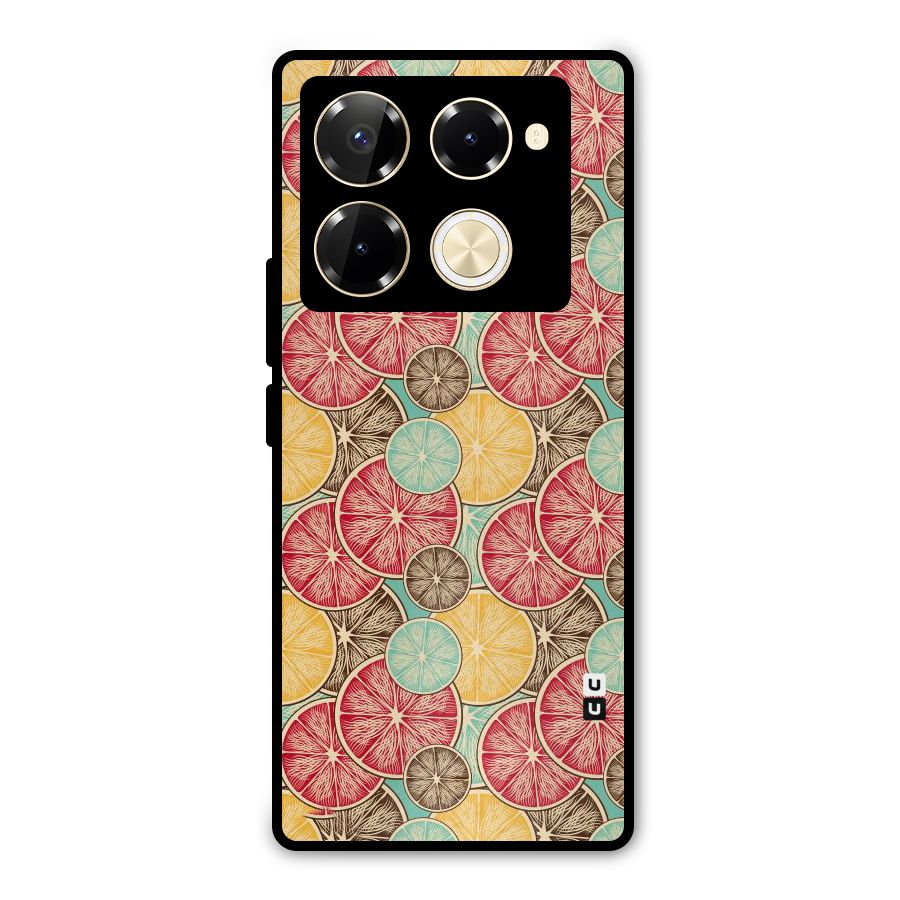 Juicy Pattern Metal Back Case for Infinix Note 40 Pro