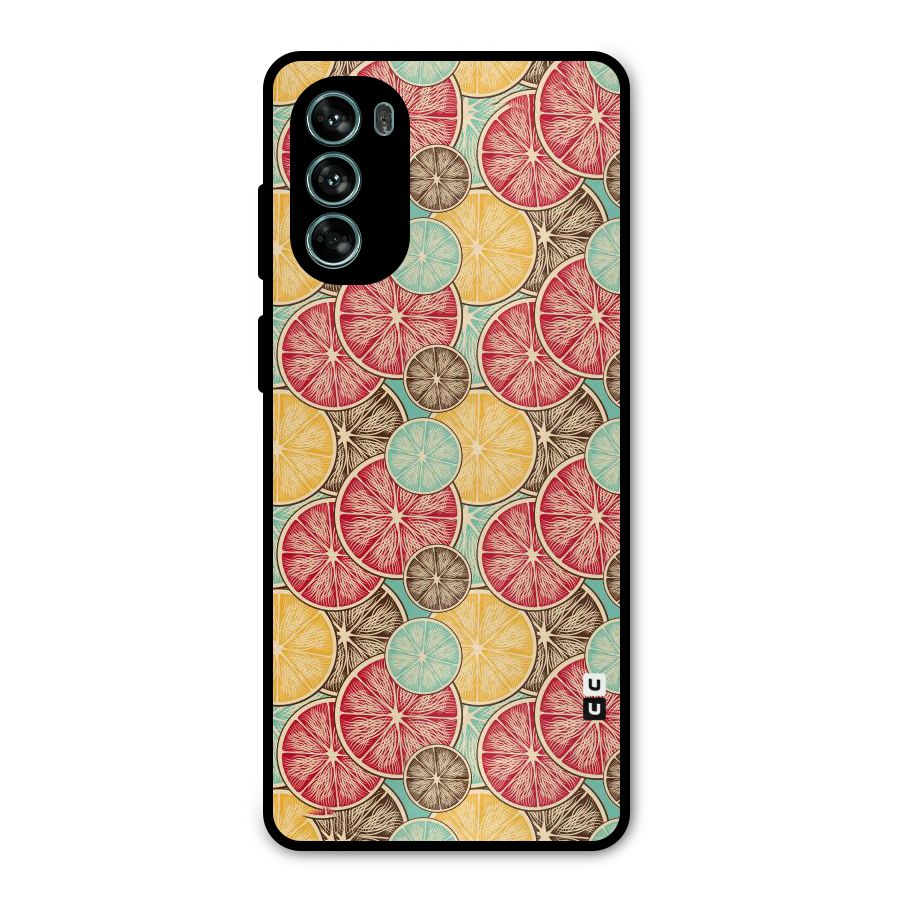 Juicy Pattern Metal Back Case for Moto G62