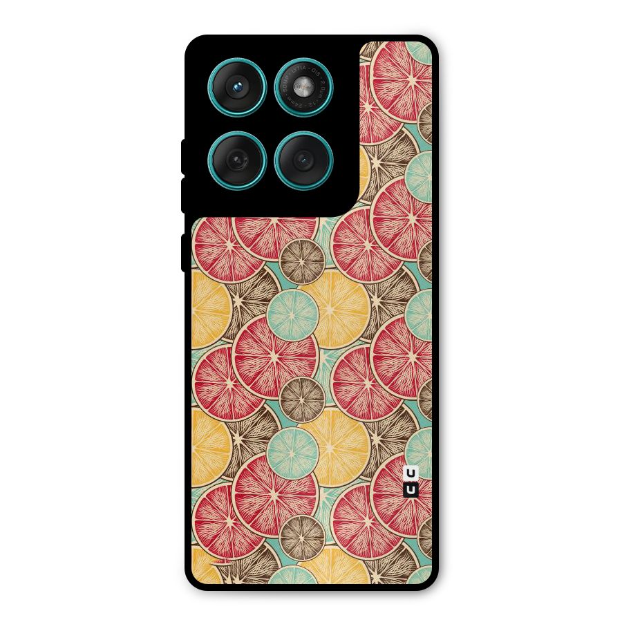 Juicy Pattern Metal Back Case for Motorola Edge 60