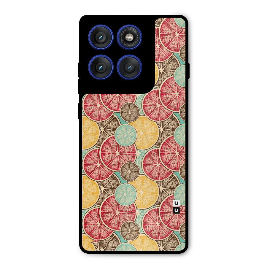 Juicy Pattern Metal Back Case for Motorola Edge 60 Pro