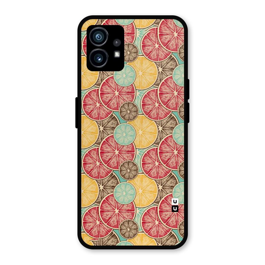 Juicy Pattern Metal Back Case for Nothing Phone 1