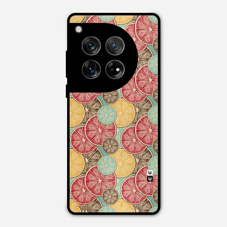 Juicy Pattern Metal Back Case for OnePlus 12
