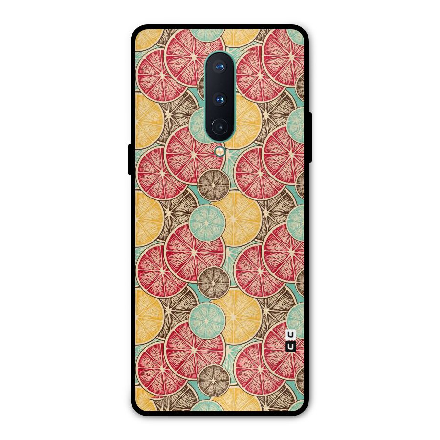 Juicy Pattern Metal Back Case for OnePlus 8