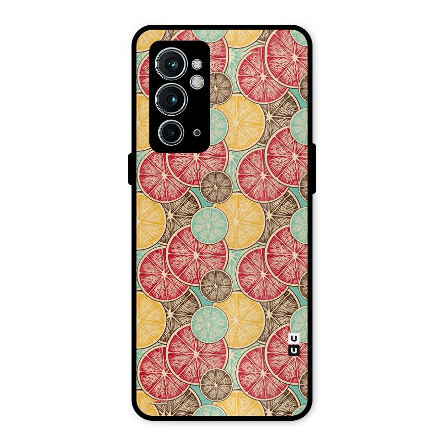 Juicy Pattern Metal Back Case for OnePlus 9RT 5G