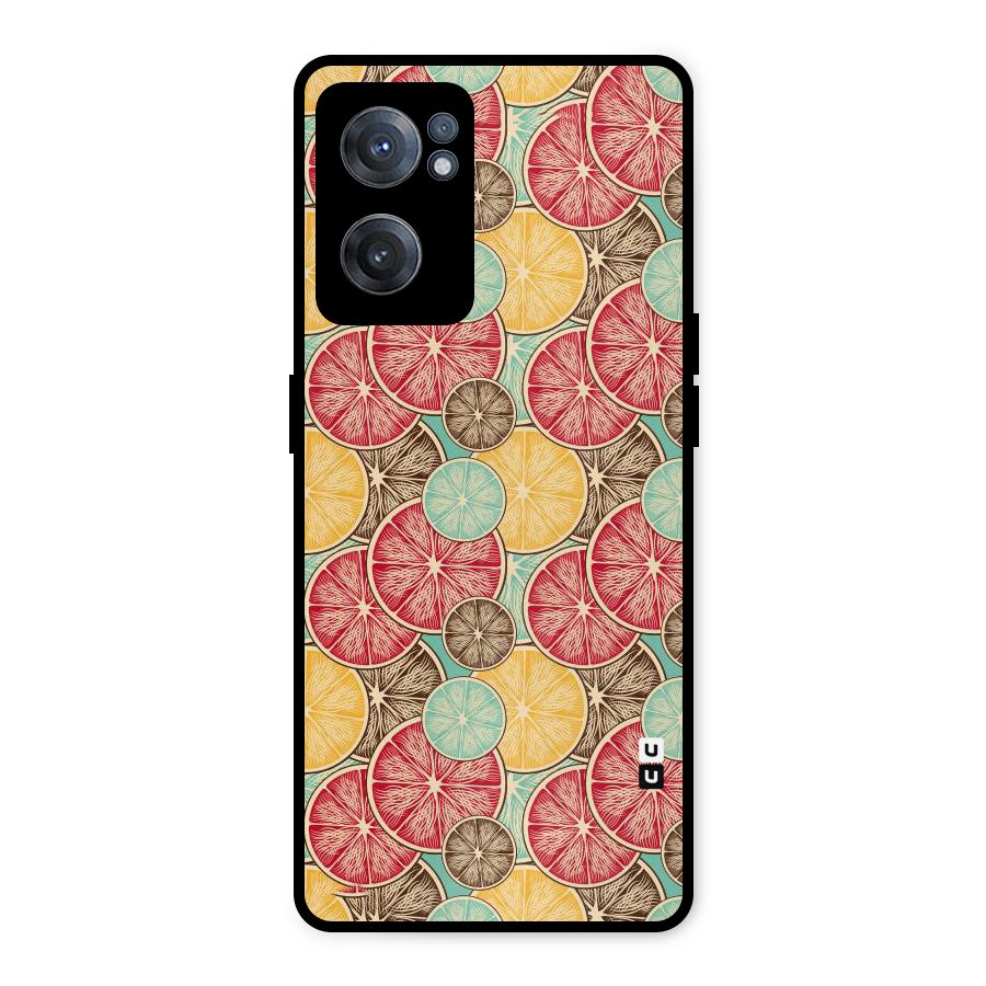 Juicy Pattern Metal Back Case for OnePlus Nord CE 2 5G