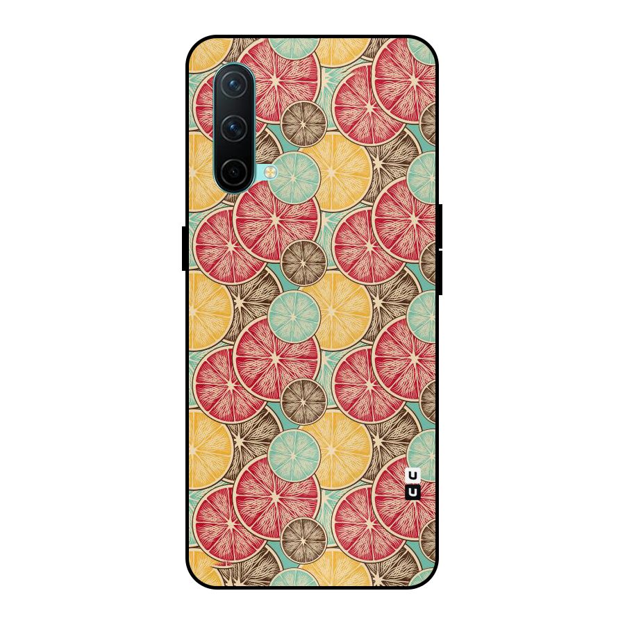 Juicy Pattern Metal Back Case for OnePlus Nord CE 5G