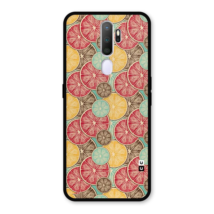 Juicy Pattern Metal Back Case for Oppo A9 (2020)