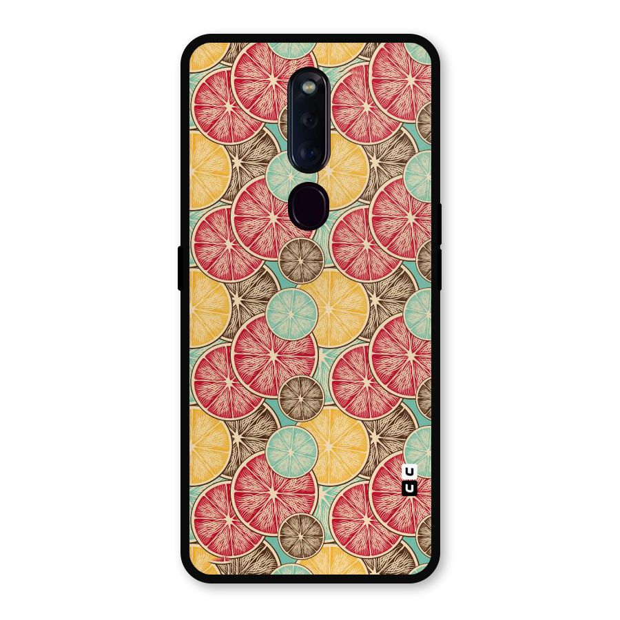 Juicy Pattern Metal Back Case for Oppo F11 Pro