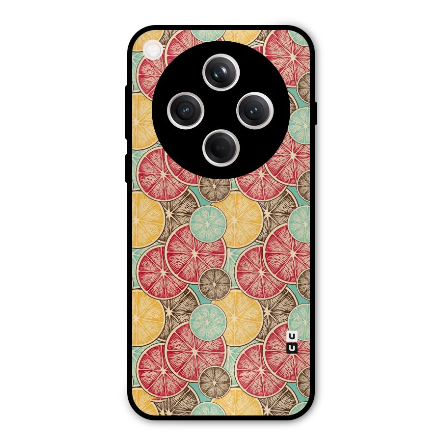 Juicy Pattern Metal Back Case for Oppo Find X8