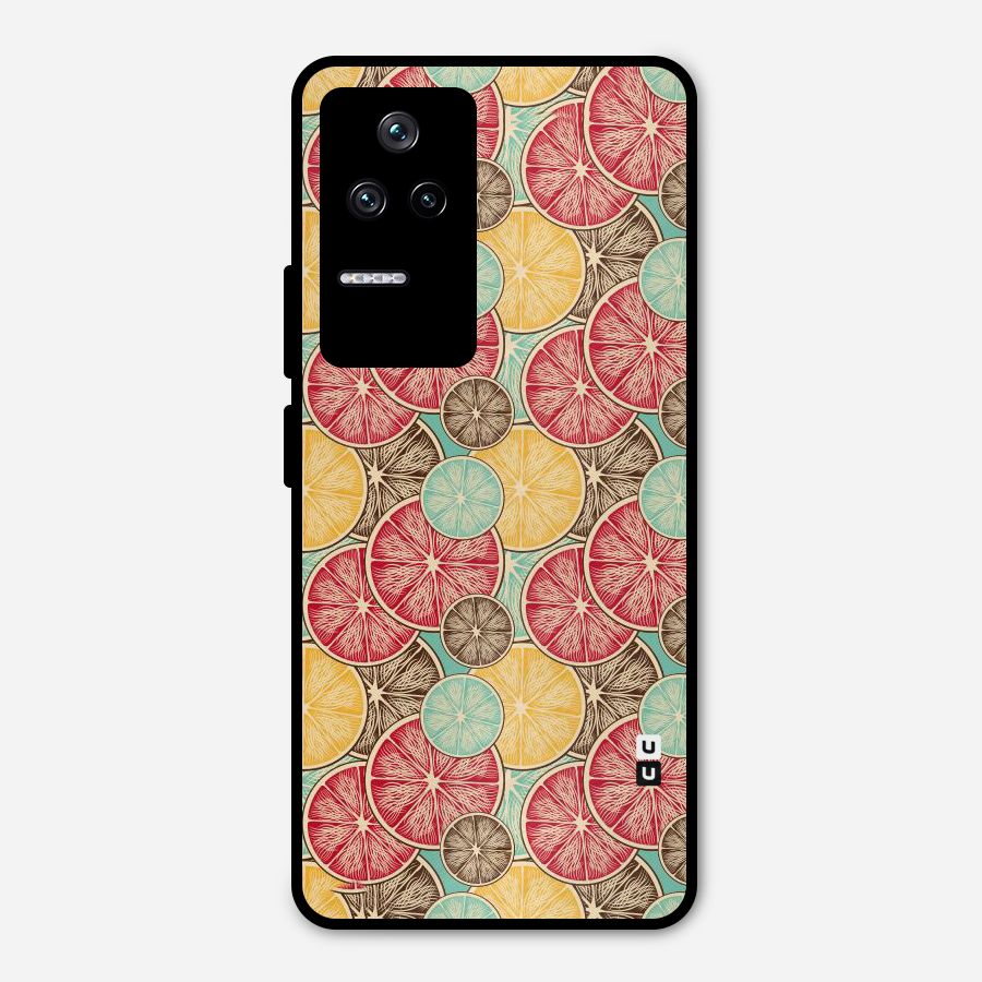 Juicy Pattern Metal Back Case for Poco F4 5G