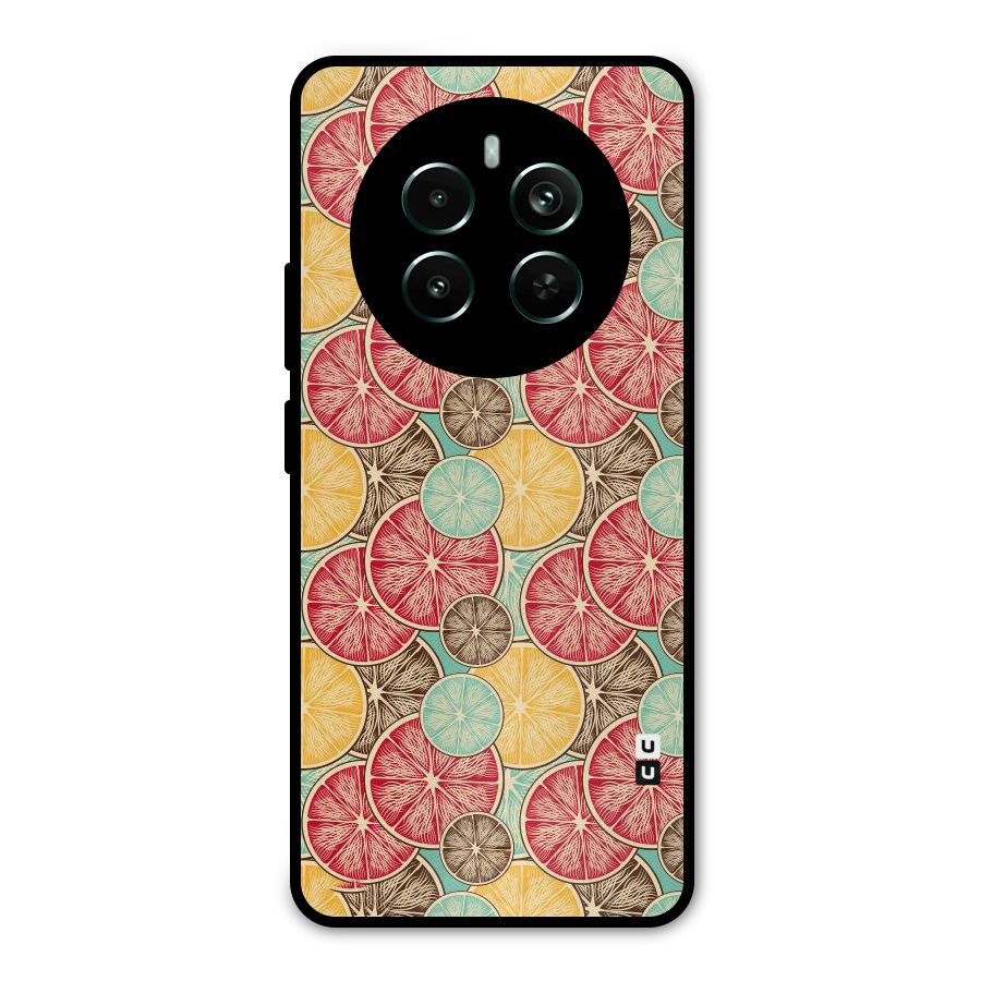 Juicy Pattern Metal Back Case for Realme 12 Pro Plus