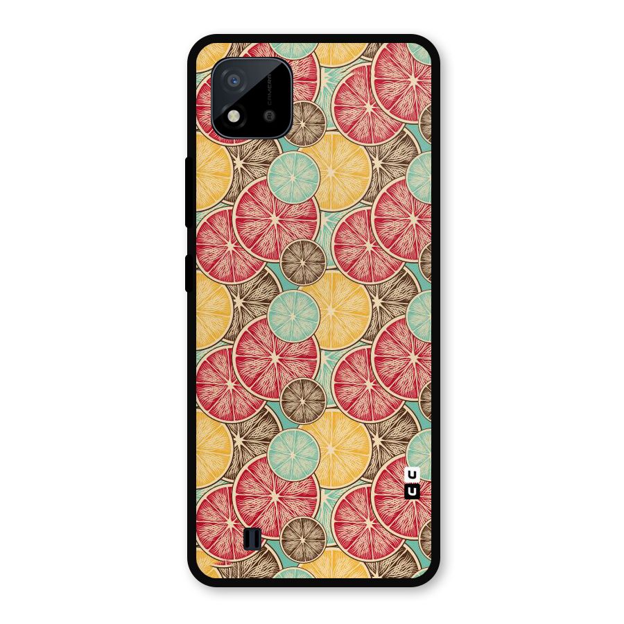 Juicy Pattern Metal Back Case for Realme C11 2021