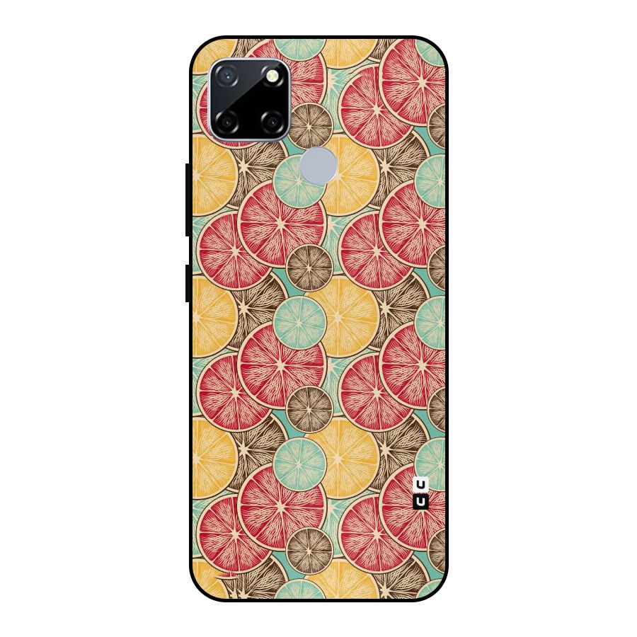 Juicy Pattern Metal Back Case for Realme Narzo 20