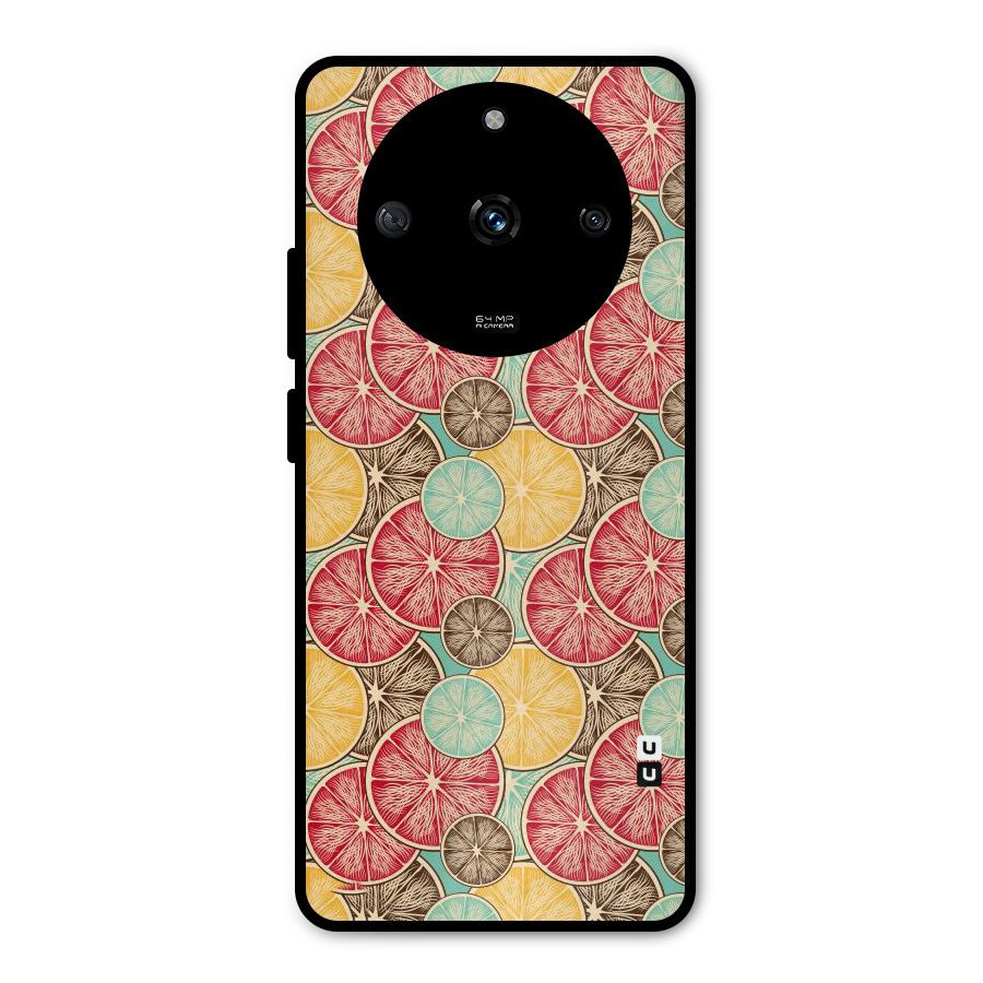 Juicy Pattern Metal Back Case for Realme Narzo 60 5G