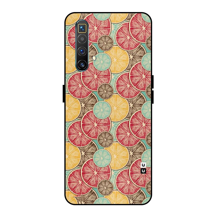 Juicy Pattern Metal Back Case for Realme X3 SuperZoom