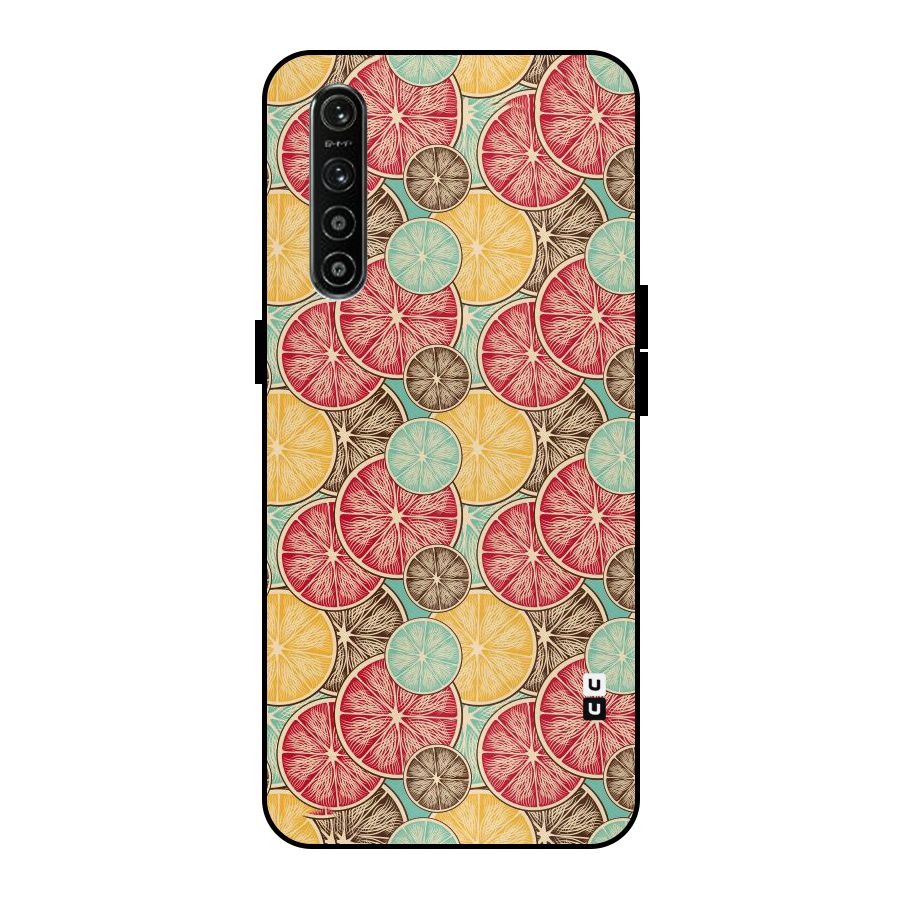 Juicy Pattern Metal Back Case for Realme XT