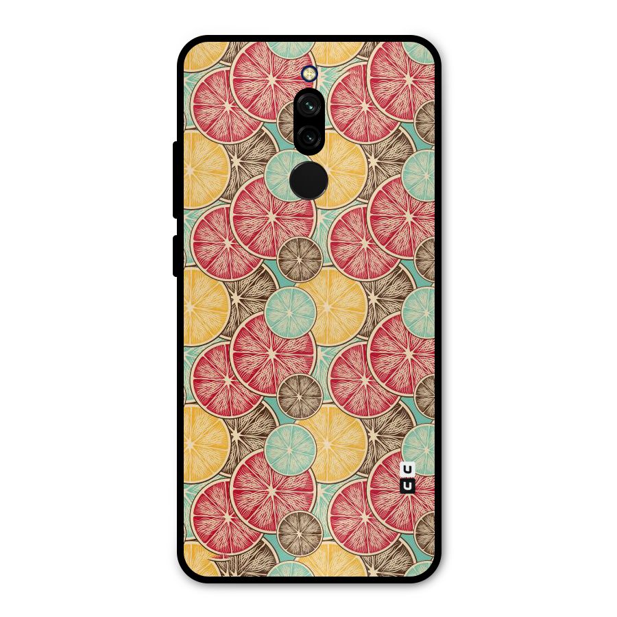 Juicy Pattern Metal Back Case for Redmi 8