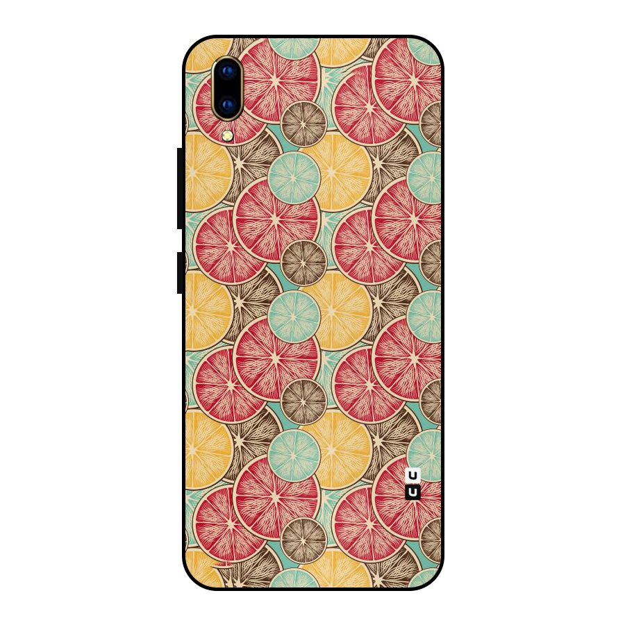 Juicy Pattern Metal Back Case for Vivo V11 Pro