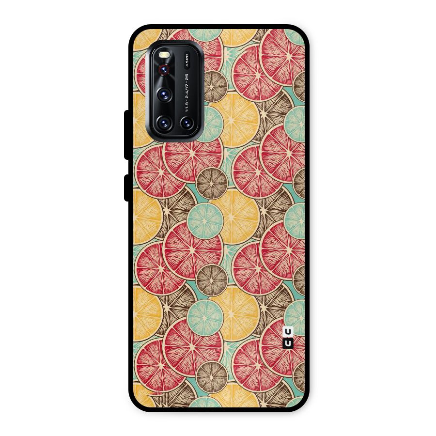 Juicy Pattern Metal Back Case for Vivo V19